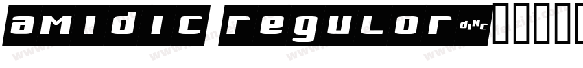 Amidic Regulor字体转换